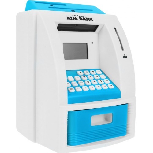 Žaislinis bankomatas ATM, mėlynas