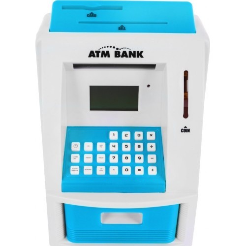 Žaislinis bankomatas ATM, mėlynas