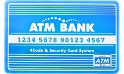 Žaislinis bankomatas ATM, mėlynas