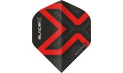 Winmau Blade X Prism Delta Metallic Black  Red