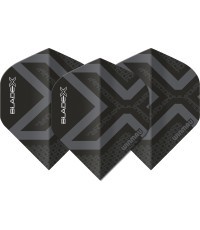 Winmau Blade X Prism Delta metalinė juoda/pilka