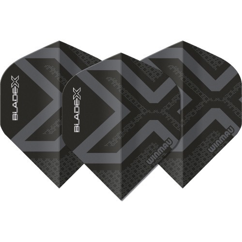 Winmau Blade X Prism Delta metalinė juoda/pilka