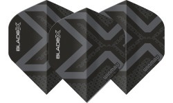 Winmau Blade X Prism Delta metalinė juoda/pilka