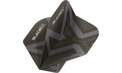 Winmau Blade X Prism Delta metalinė juoda/pilka
