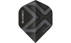 Winmau Blade X Prism Delta Metallic Black  Grey