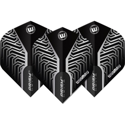 Оперение для дартс Winmau Prism Delta Premium Standard, серебристое