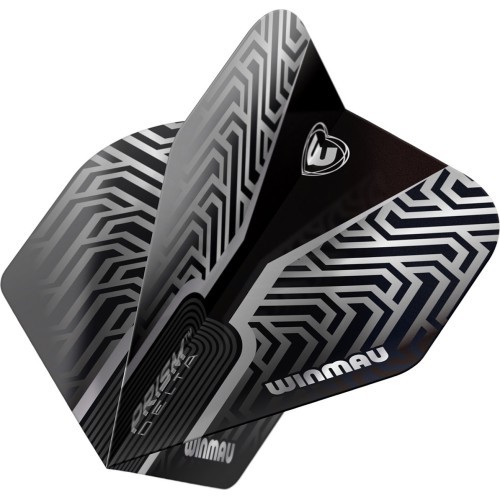 Winmau Prism Delta Premium Standard strėlių sparneliai, sidabriniai