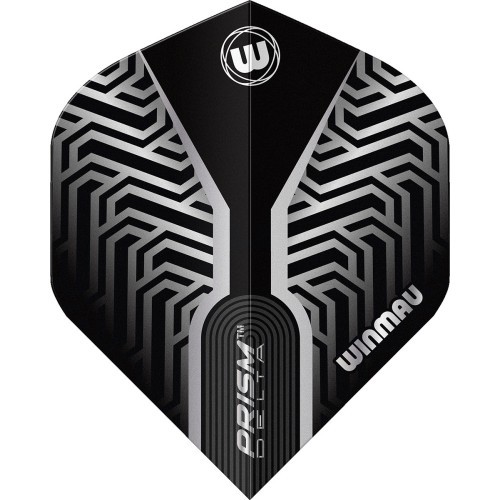 Winmau Prism Delta Premium Standard strėlių sparneliai, sidabriniai