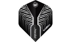 Winmau Prism Delta Premium Standard strėlių sparneliai, sidabriniai