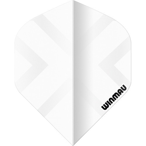 Winmau Prism X White Premium Standard strėlių plunksnos