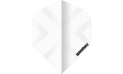 Winmau Prism X White Premium Standard strėlių plunksnos