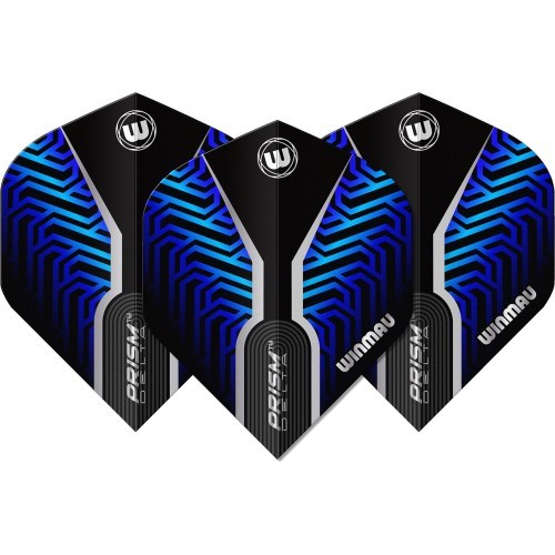 Winmau Prism Delta Premium Standard dart plunksnos, mėlynos