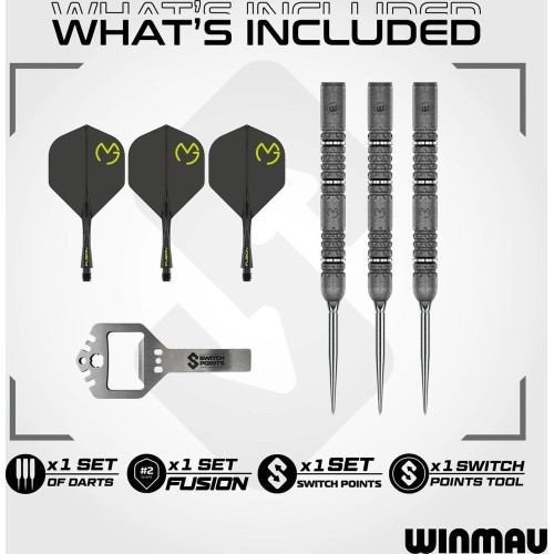 Winmau MvG Signature Edition Switch Point 90 strėlytės