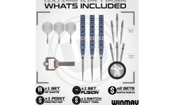 Winmau Lunaris Tapered Switch Point strėlytės 90%