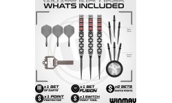 Дротики Winmau Fornax Parallel Switch Point, 90% вольфрам