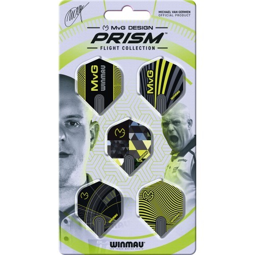 Winmau MvG Prism dartų plunksnelių rinkinys