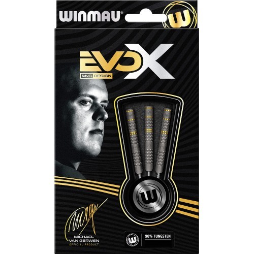 Дартс Winmau MvG EvoX 90% вольфрам со стальным наконечником
