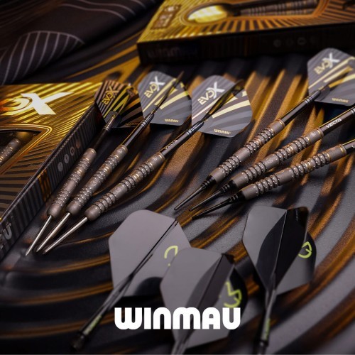 Winmau MvG EvoX 90% volframo plieno antgalio strėlytės