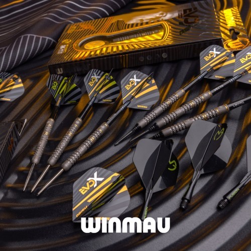 Winmau MvG EvoX 90% volframo plieno antgalio strėlytės