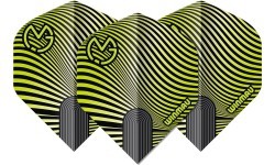 Winmau Prism Delta MvG dart flights green/black
