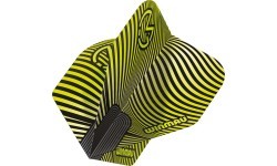 Winmau Prism Delta MvG strėlyčių plunksnos, žalia/juoda