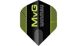 Winmau Prism Delta MvG dart flights bl/gr striped