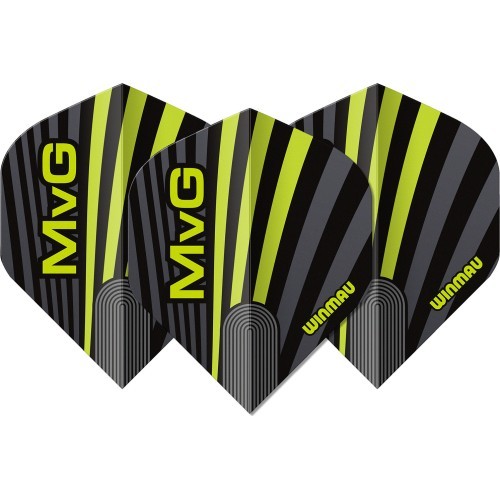 Winmau Prism Delta MvG strėlių sparnelių rinkinys, pilka/žalia