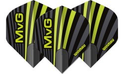 Winmau Prism Delta MvG strėlių sparnelių rinkinys, pilka/žalia