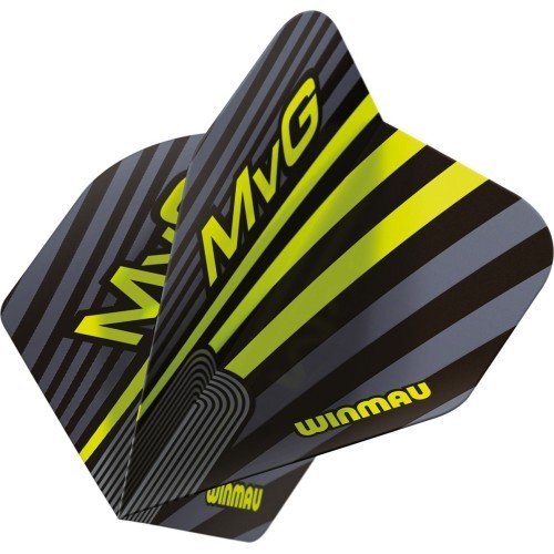 Winmau Prism Delta MvG strėlių sparnelių rinkinys, pilka/žalia