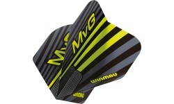 Winmau Prism Delta MvG dart flights grey/green