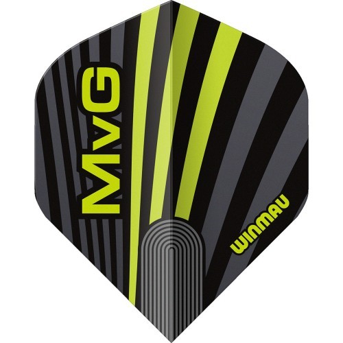 Winmau Prism Delta MvG strėlių sparnelių rinkinys, pilka/žalia