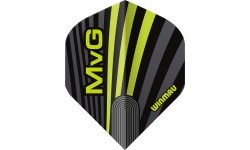 Оперение для дартс Winmau Prism Delta MvG, серо-зеленое