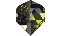 Winmau Prism Delta MvG Logo strėlyčių plunksnos, žalios