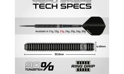 Winmau Blackout 1 steel tip darts 90% tungsten 23G