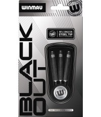 Дротики Winmau Blackout 1 со стальным наконечником, 90% вольфрам, 21 г