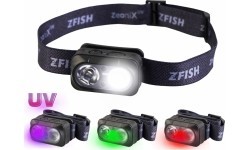 ZFISH Zeonix UV žibintuvėlis ant galvos