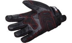 Motorcycle Gloves BOS Oxford - Black-Fluo
