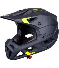 Downhill šalmas W-TEC Calheto - Juoda neoninė