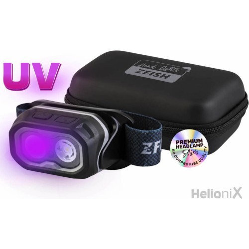 ZFISH Helionix UV žibintuvėlis ant galvos
