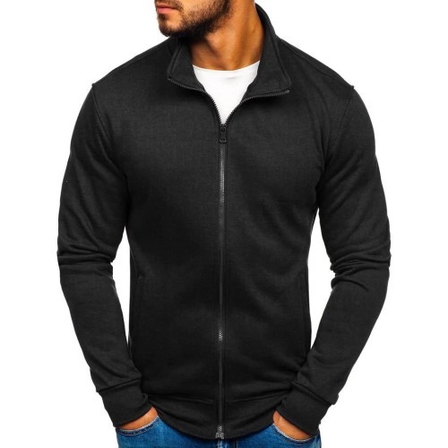 J.Style Men's Sweatshirt Black 68B2002