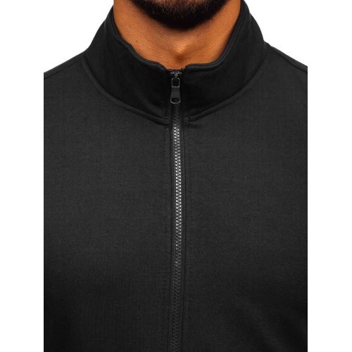 J.Style Men's Sweatshirt Black 68B2002