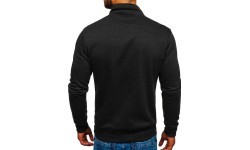 J.Style Men's Sweatshirt Black 68B2002