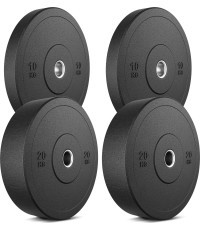 Bumperių svorių rinkinys 60 kg / 2x20 kg + 2x10 kg MW-Bumper Marbo Sport
