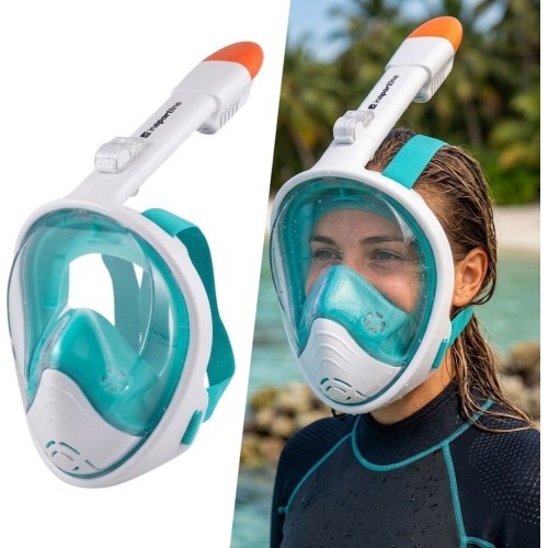 inSPORTline Subvion nardymo kaukė - Turquoise-white