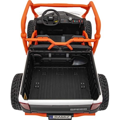 Vehicle Farmer Truck UTV Racing White