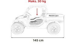 Vehicle Farmer Truck UTV Racing White