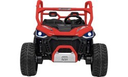 Elektrinis vaikiškas automobilis Farmer Truck UTV Racing, raudonas