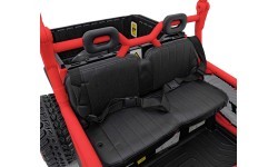 Elektrinis vaikiškas automobilis Farmer Truck UTV Racing, raudonas