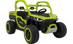 Vaikiškas elektrinis automobilis Farmer Truck UTV Racing, žalias