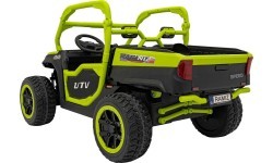 Vaikiškas elektrinis automobilis Farmer Truck UTV Racing, žalias